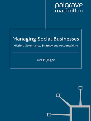 cover image of Managing Social Businesses